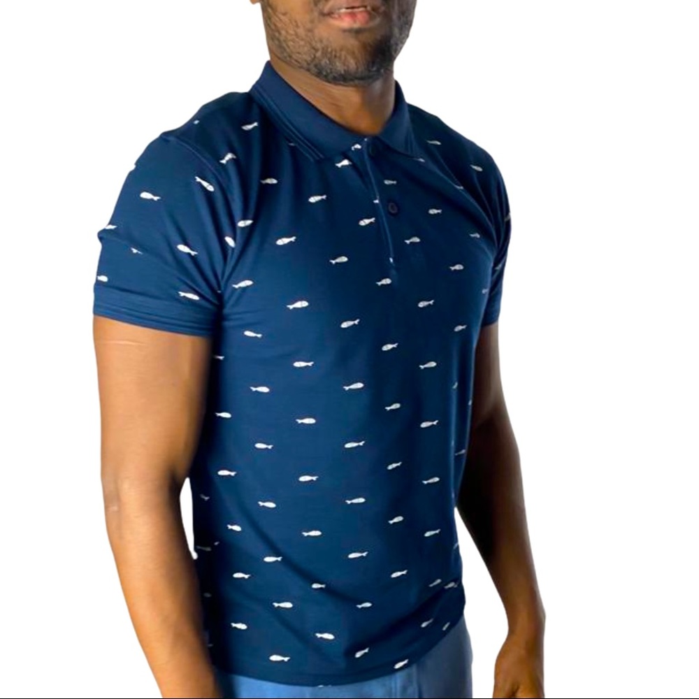 EDD Men's Shirts Sleeve Slim-Fit Polo classic - Picture 1 of 4